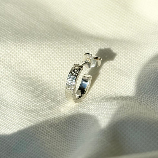 SELENE hoop | gold or silver