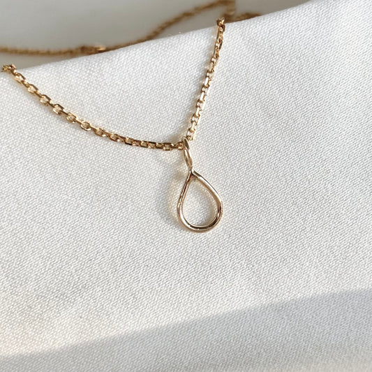 DEWDROP pendant | gold or silver